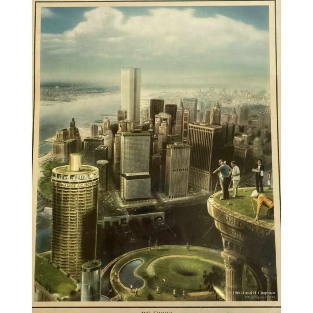 No. 17 Wall Street Puzzle by‎ Loyal H. Chapman featuring TWIN TOWERS 300 pieces
